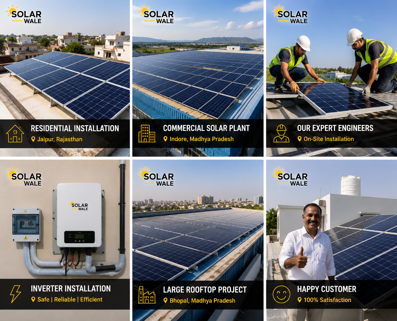 Industrial Solar Power Plant